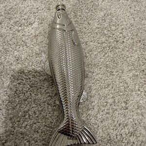 1 Set Fish-Shape Hip Flask 5Oz Bottle Mini Pocket Flask Stainless Steel Drinkwar